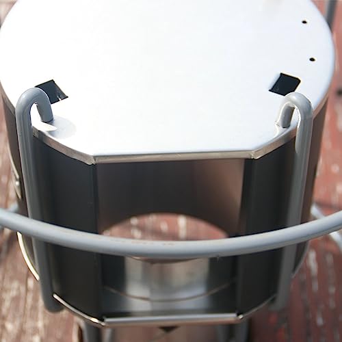 Fogão a lenha ao ar aço inoxidável - Fogão a lenha leve para cozinhar ao ar livre - Fogão portátil p