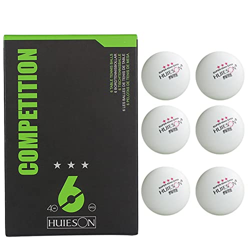 Ping Pong 3 Estrelas,6pcs Amarelo ou Branco Profissional 3 Estrelas Ping Pong Bolas | Ferramenta tre