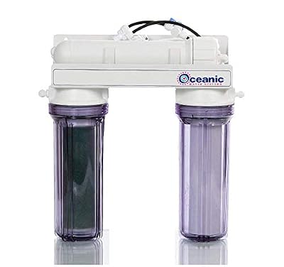 Aquarium Reef Reverse Osmosis Pure RO/DI Water Filtration System | 75 GPD | 3 Stage