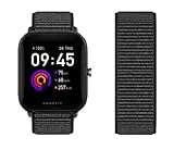 Correa para amazfit GTS - Correa para amazfit bip - Correa de Nylon 20mm - Correa Compatible con amazfit GTR/GTR2/GTS/GTS2/BIP/BIP Lite - Correa 20mm elástica Ajustable