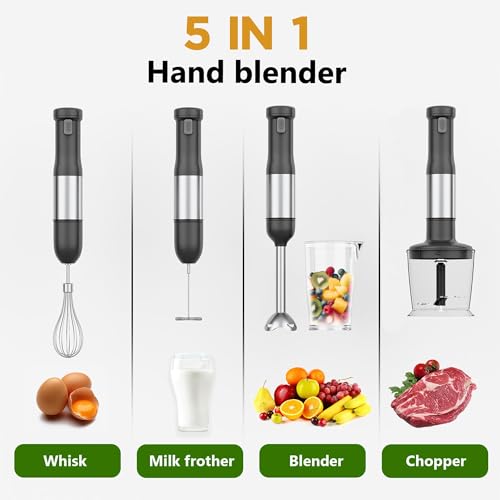Image of air 5-in-1 Cordless Immersion Blender with Rechargeable Handheld