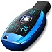 Uxinuo for Mercedes Benz Key Fob Cover Case Premium Soft TPU Full Protection Key Fob Shell Compatible with Mercedes Benz A B C E S R M G Class Smart Remote Blue