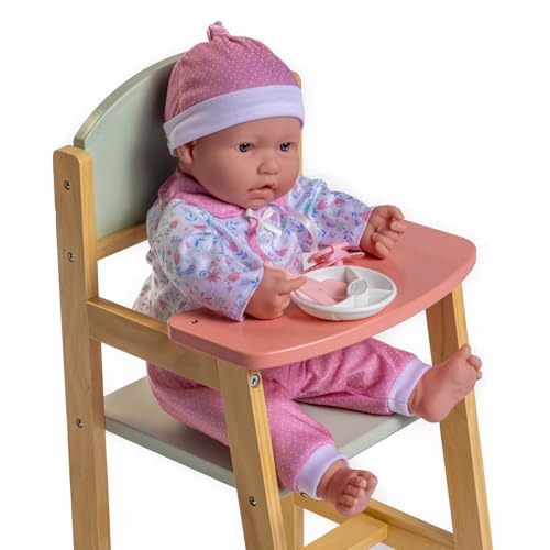 JC Toys Parfait Collection | Deluxe Wooden Doll Toy High Chair | for Dolls and Stuffed Animals up to 20" | Ages 3+ | Twiggly Toys - Image 4