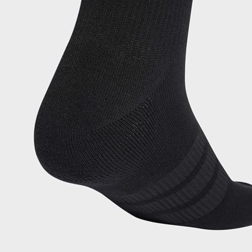 adidas Unisex Cushioned Sportswear Crew Socks 3 Pair Pack, medium grey heather/white/black, 48-51 – Ansicht 2