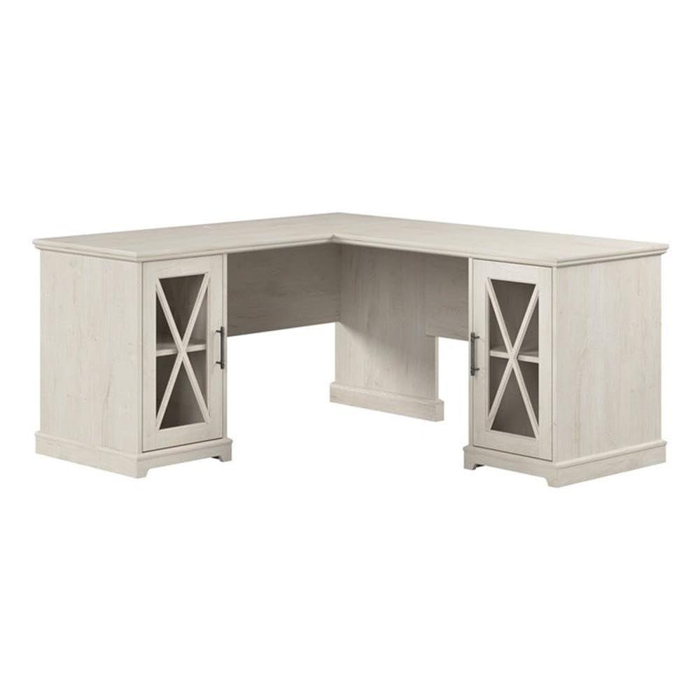 Amazon.com: Bush Furniture Lennox 60W Farmhouse L Shaped Desk with