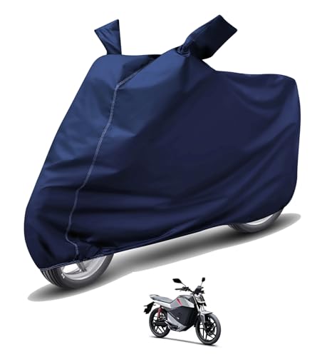 Image of Auto Hub Waterproof Bike Cover Compatible with Ola Roadster Dustproof, UV Protection Two Wheeler Bike Ola Roadster Cover - Blue