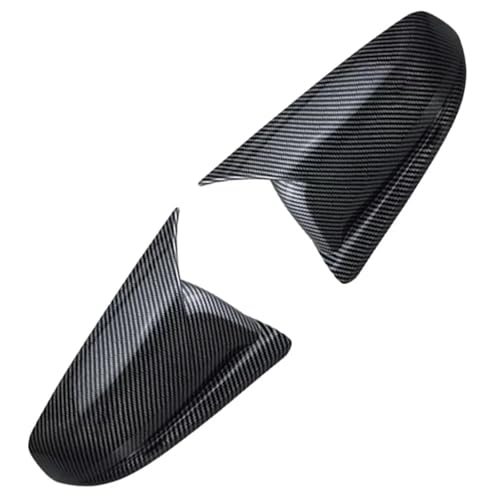 Coques de rétroviseurs pour Chevrolet Malibu 2012-2015 en fibre de carbone noir x2