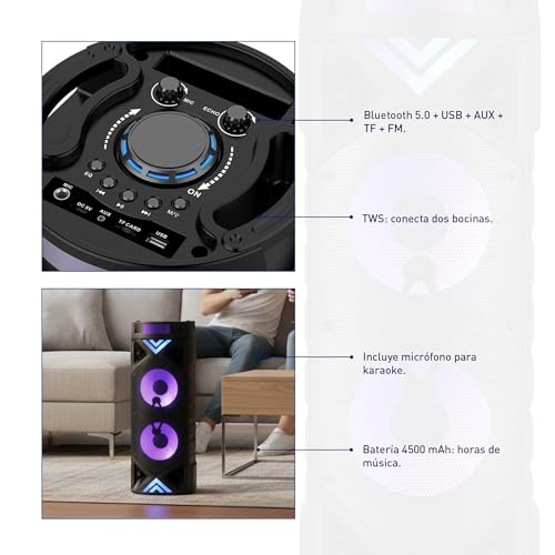 La mejor comparación de Bocina atvio comprados en linea. 19 Imagen adicional