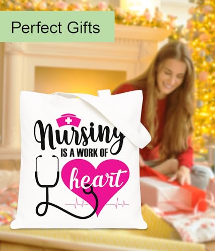 Image of Aesthetic Tote Bag for Women Girls, Stylish Tote Bag for Friends Besties Coworker