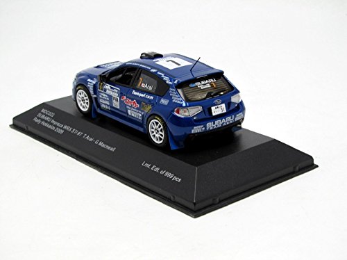 ディスプレイ付ミニカーCM’s 1/64 スバル　インプレッサ　9台　新井敏弘 ディスプレイ付ミニカーCM's 1/64 スバル インプレッサ 9台 新井