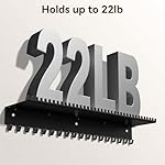 niffgaff Key Holder Wall Mounted, Entryway Key Rack with Shelf, Modern Metal Key Organizer with Hooks for Mail, Wallet, Key | Adhesive or Drill | Black - Image 4