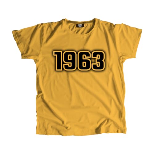 T-shirt 1963 homme haut de gamme en coton peigné bio style rétro chic