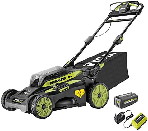 RYOBIRY36LMX51A-160 36V Cordless Lawn Mower with Battery and Charger | 20" Cutting Width