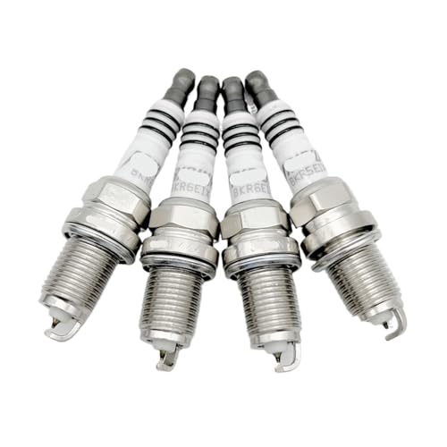 Bougies d'allumage en iridium BKR6EIX 6418 pour moteur essence - Lot de 4