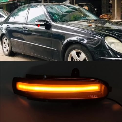 Luz señal giro dinámica Benz E W211 S211 lámpara espejo retrovisor lateral 6