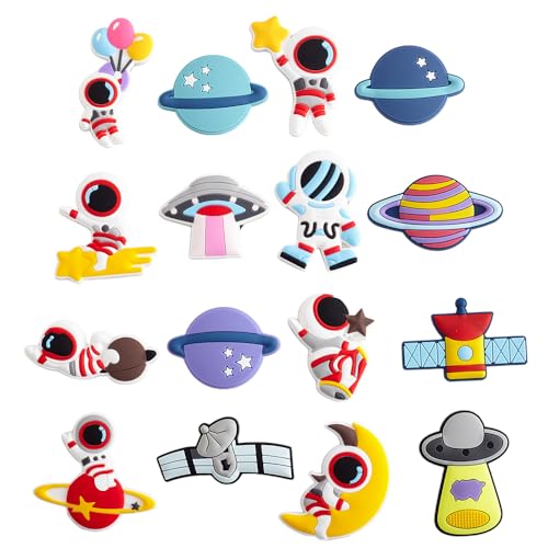 Imán decorativo astronauta creativo para refrigerador miniatura 1