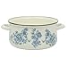 Blue Floral Enamel-on-Steel 5-Quart Dutch Oven