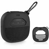 Silicone Cover Sleeve for SoundLink Micro Portable Outdoor Speaker, Customized Design Skin Giving All 6 Directions Protection, Best Matching in Shape and Color(Black)