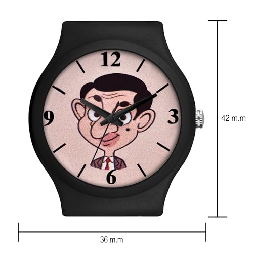Image of Acnos Character Kid's Happy Colorful Water-Resistant Durable Watch for Boys Kids Boy with Fun Designs Adjustable Strap Positive Messages Watch for Kids