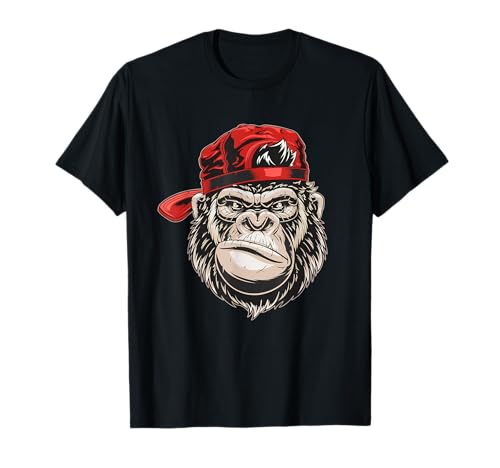 Camiseta Gorilla King, camiseta Alpha, simio divertido, vida silvestre Camiseta