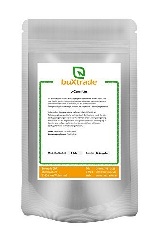 L-Carnitin Base | Pulver | Aminosäure | Nutrition VERSCHIEDENE GRÖßEN (500 g)