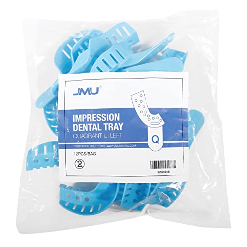 Image of JMU Dental Impression Trays, 8 Quadrant UR /LL, Autoclavable, 120 Pcs