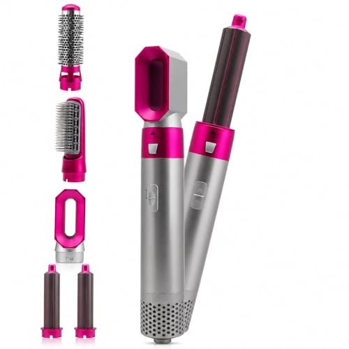 Image of Mabron (15 YEAR WARRANTY) Hot Air Brush, 5-in-1 Hair Dryer Hot Air Brush Styler, Detachable Electric Hair Styler Dryer Brush Rotating for All Hairstyles