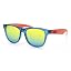 Blue & Orange Frame Smoked Yellow Mirror Lens