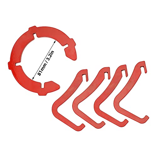 Hynade Gas Tank Hanger, Four Hooks Steel Welding Hanger