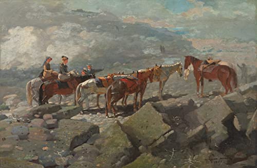 Tableau Mont Washington Winslow Homer posters et art pour décoration chambre 60x90cm