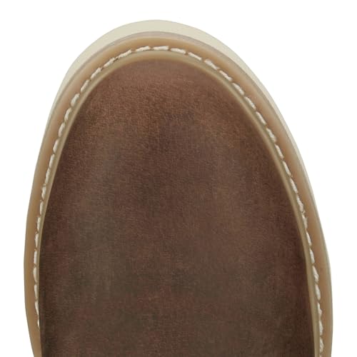 Justin Boot Company Men`s Justin Ram Pecan Brown 10In Soft Round Toe Work Boot3