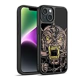 Head Case Designs Officially Licensed Motorhead Snaggletooth Graphics Gel Armor Case [Military Grade Drop Protection] Compatible with Apple iPhone 14