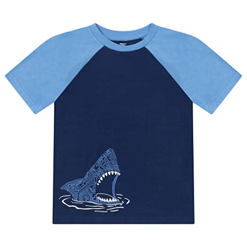 Us Angels Dreamlife Boys Pajama Set, Short Sleeve Tee And Shorts, Sleepwear, Blue Shark, 10-12 #TOP1