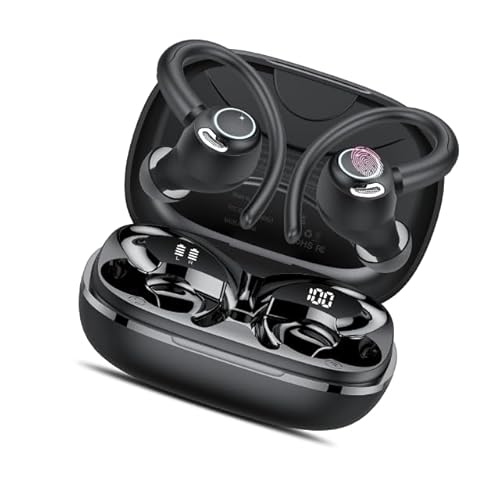 Jesebang Auriculares Traductor en Tiempo Real, Traducción Instantánea de Voz IA, Auriculares Traductores Simultáneos Inalámbricos Bluetooth para Viajes y Aprender Idiomas, Negro