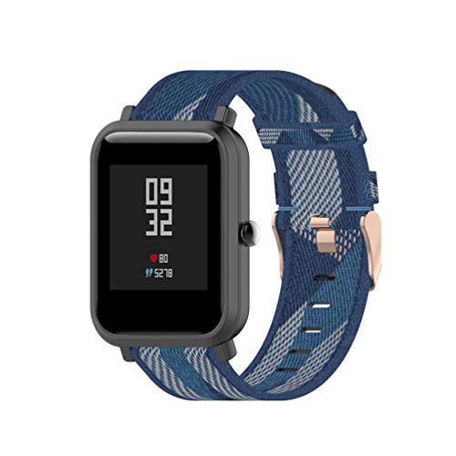 Comtax for Huami Amazfit Bip/GTR 42mm/ GTS oh 20mm \  ҂݃iC X|[cEHb`XgbvSamsung Galaxy Active 2/ Gear Sport Ή (u[)