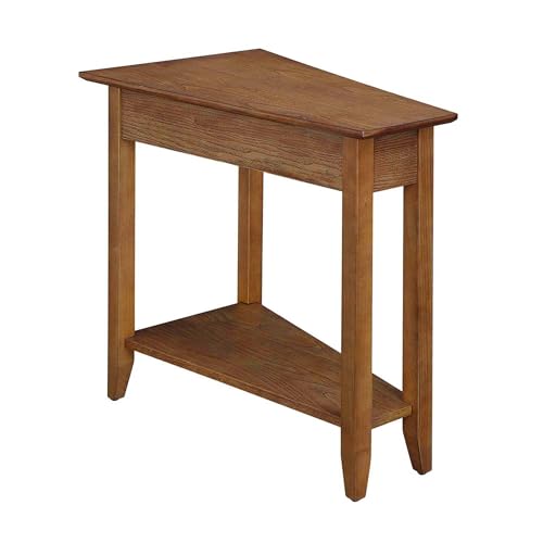 Image of Convenience Concepts American Heritage Wedge End Table, Driftwood