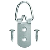 HangZ 10009 2 Hole D Ring Hangers with Screws 75lb 50pack