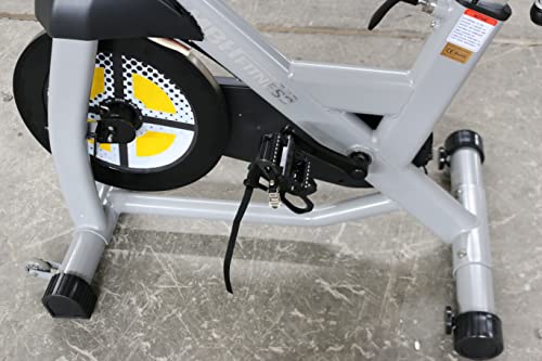 Mbh Fitness Exercise Spin Bike Commercial For Gym (50 Lb Flywheel) 350 Pound Capacity, Magnetic Resistance - Indoor Stationary Bike #TOP5