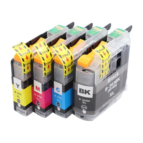 Cartouche LC203BK noire LC201 encre compatible MFC-J5620DW J5720DW J460DW J480DW