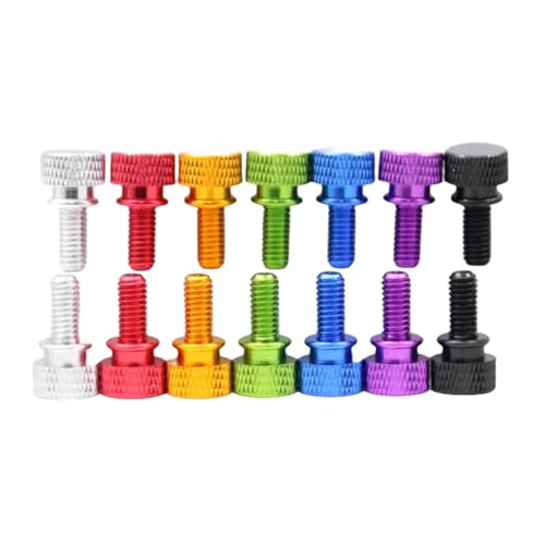 6063 Aluminum Alloy DIY Textured Thumb screws1/4