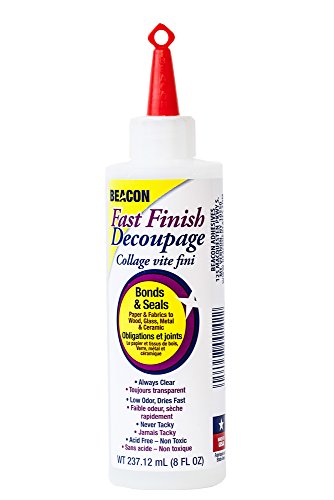 Beacon Adhesives Fast Finish Decoupage 8oz