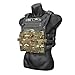 ACEXIER Tactical MOLLE Panel TRI Pouch For A.VS -JPC2.0 Detachable Front Flap Triple Magazine Pouch Vest Front Panel (Black)