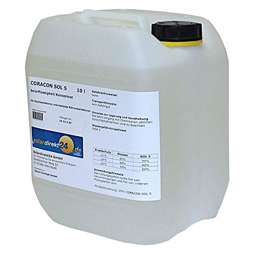 Solarflüssigkeit Konzentrat Coracon Sol 5-10 Liter Gebinde Cover
