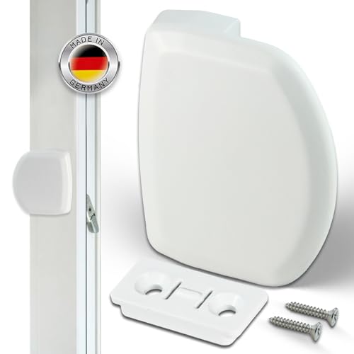 NIMA PARTS Balkontürgriff weiß – UV & wetterfester Terrassentürgriff inklusive Schrauben