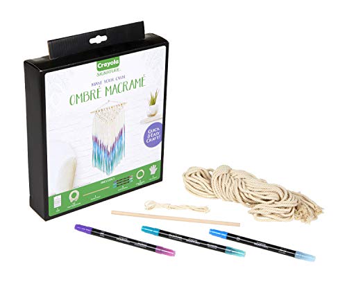 Crayola Diy Macrame Wall Hanging Kit, Ombre Macrame Supplies, Gift, Ages 14, 15, 16, 17 #TOP1