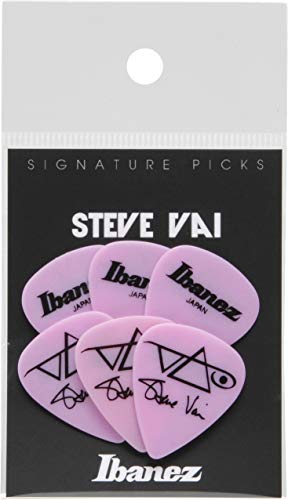 Ibanez B1000SV-MP Lot de 6 médiators Signature Steve Vai, 1.0mm, Rose - Les Beatles, Paul McCartney, John Lennon, RIngo Starr, George Harrison Ibanez B1000SV-MP Lot de 6 médiators Signature Steve Vai, 1.0mm, Rose – Image 5