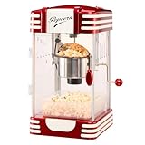simplus レトロ ポップコーンメーカー ポップコーンマシン 味付け 家庭用 大容量 縁日 お祭り 子供 簡単手入れ イベント 映画観賞 おやつ クッキングトイ おしゃれ シンプラス SP-PM02 (レトロレッド)