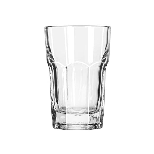 Libbey Glassware 15236 Gibraltar Hi-Ball Glass, Duratuff, 9 oz. (Pack of 36)
