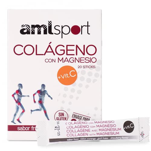 Amlsport Colageno con Magnesio + Vit. C   20 sticks