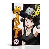 KEEP MARY Anime Fire Force MAKI Arte de Pared Impresión de Imagen Moderna Decoración de Habitación Familiar 24 x 36 Pulgadas (60 x 90 cm)
